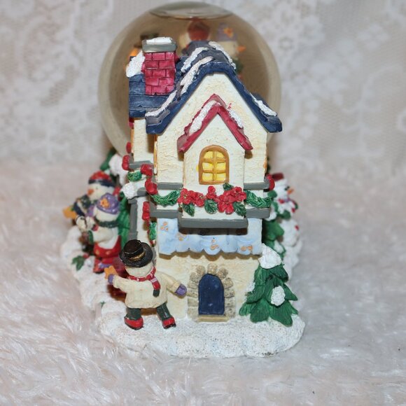 vintage snowman snowglobe musical Frosty the Snowman heavy - Picture 2 of 6